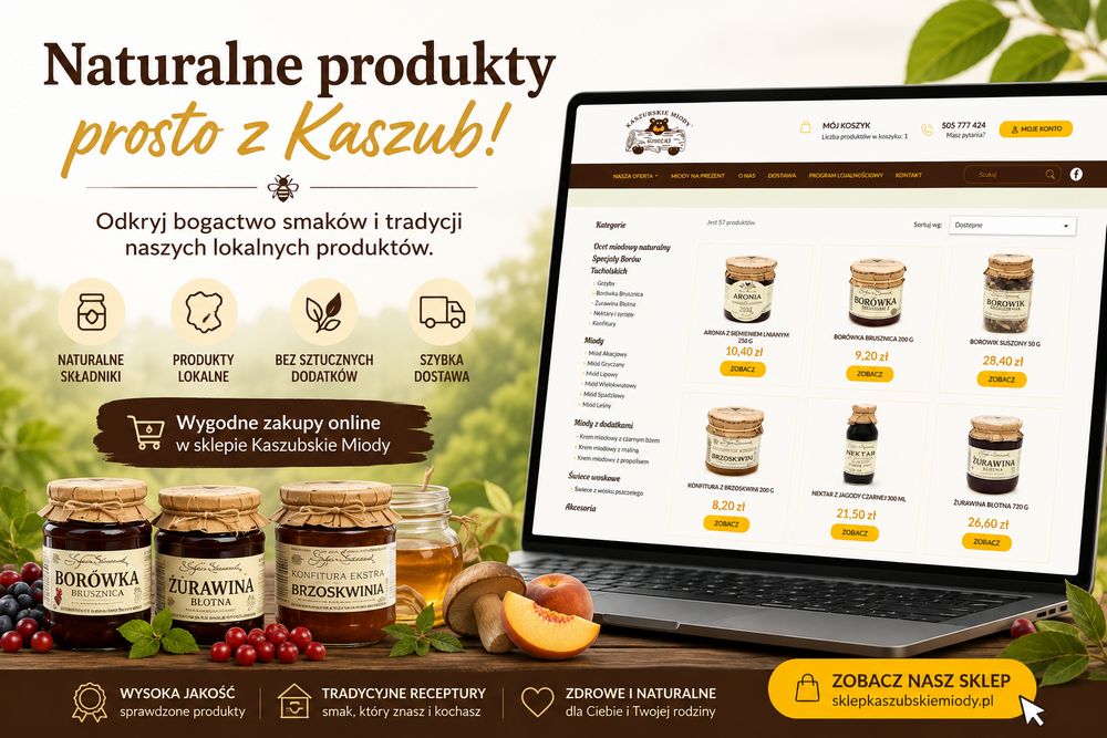 Specjały Borów Tucholskich – naturalne smaki regionu dostępne online