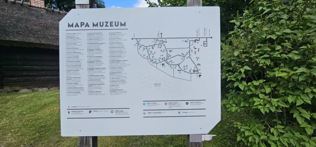 Muzeum we Wdzydzach plan